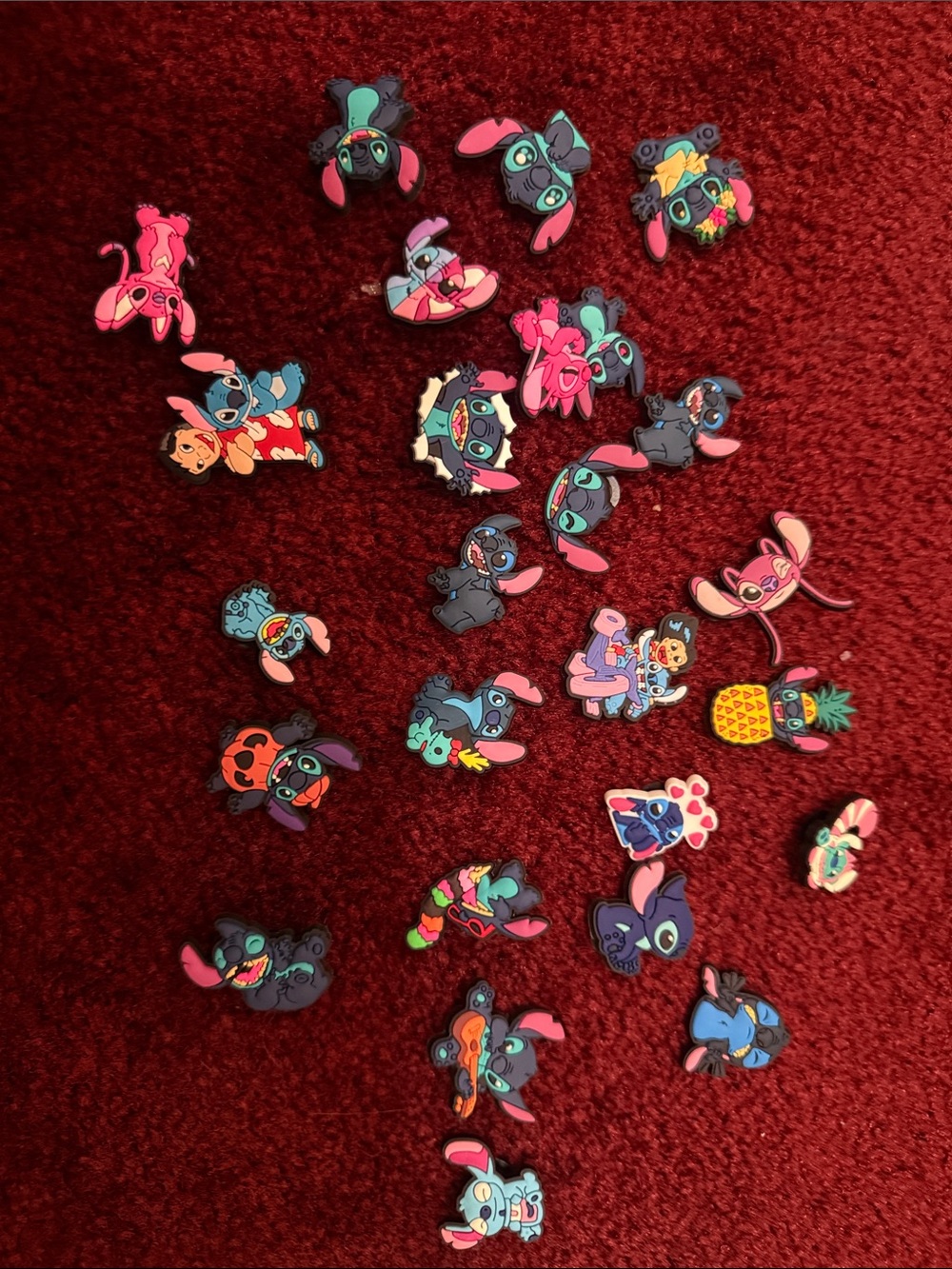CROCS lilo & Stitch-style Jibbitz Charm Pins Set